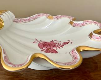 Herend Scalloped Shell Dish