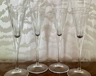 (4) Champagne Flutes