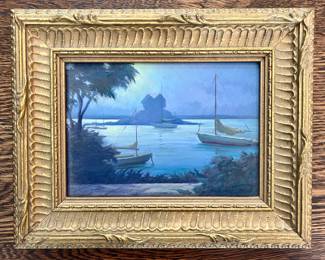 Oil on Board, Signed