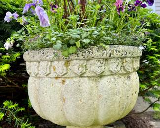 (2) Cement Planters