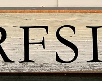 Surfside Carved Sign