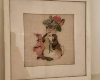Framed Cross Stitch 