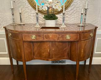 Henrendon Historic Natchez Inlaid Mahogany Sideboard 