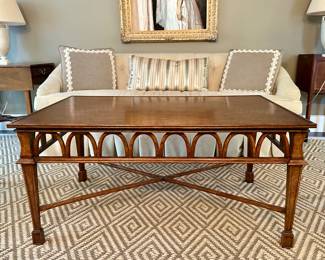 Coffee Table with Stretcher