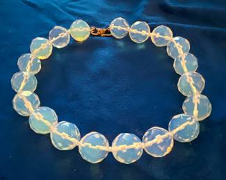 Faceted Crystal Necklace