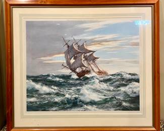 Montague Dawson Framed Print
