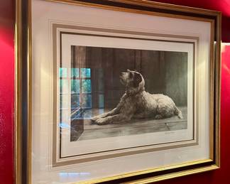 "The Closed Door" Etching by Hebert Dicksee