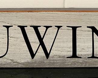 Wauwinet Carved Sign 