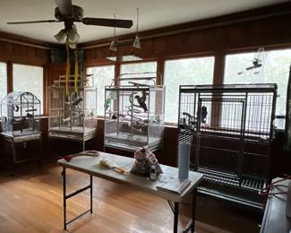5 bird cages