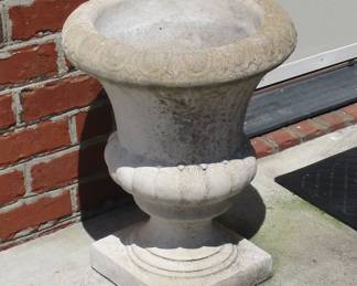 Pair Concrete Urns