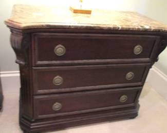 Marble Top Side Tables/Night Stands by Bernhardt