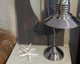 End Table and Beach Art