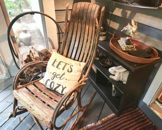 Rustic Bentwood Rocker