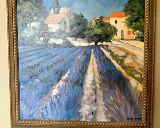 Lavender fields print by Philip Craig 