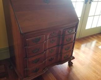 Slant top writing desk