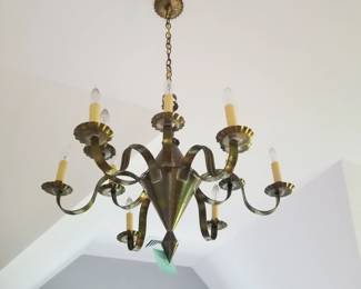 Tole chandelier