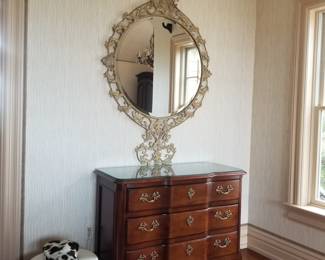 Ornate wall mirror
