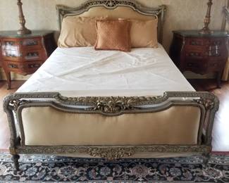 Spectacular upholstered queen bed