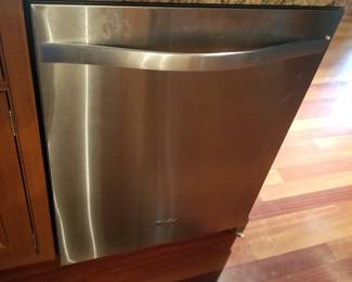 Whirlpool dishwasher with stainless steel interior
