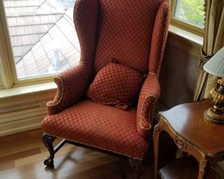Wingback arm chair