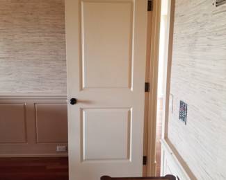 Solid wood interior doors throughout home