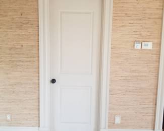 Solid wood interior doors throughout home