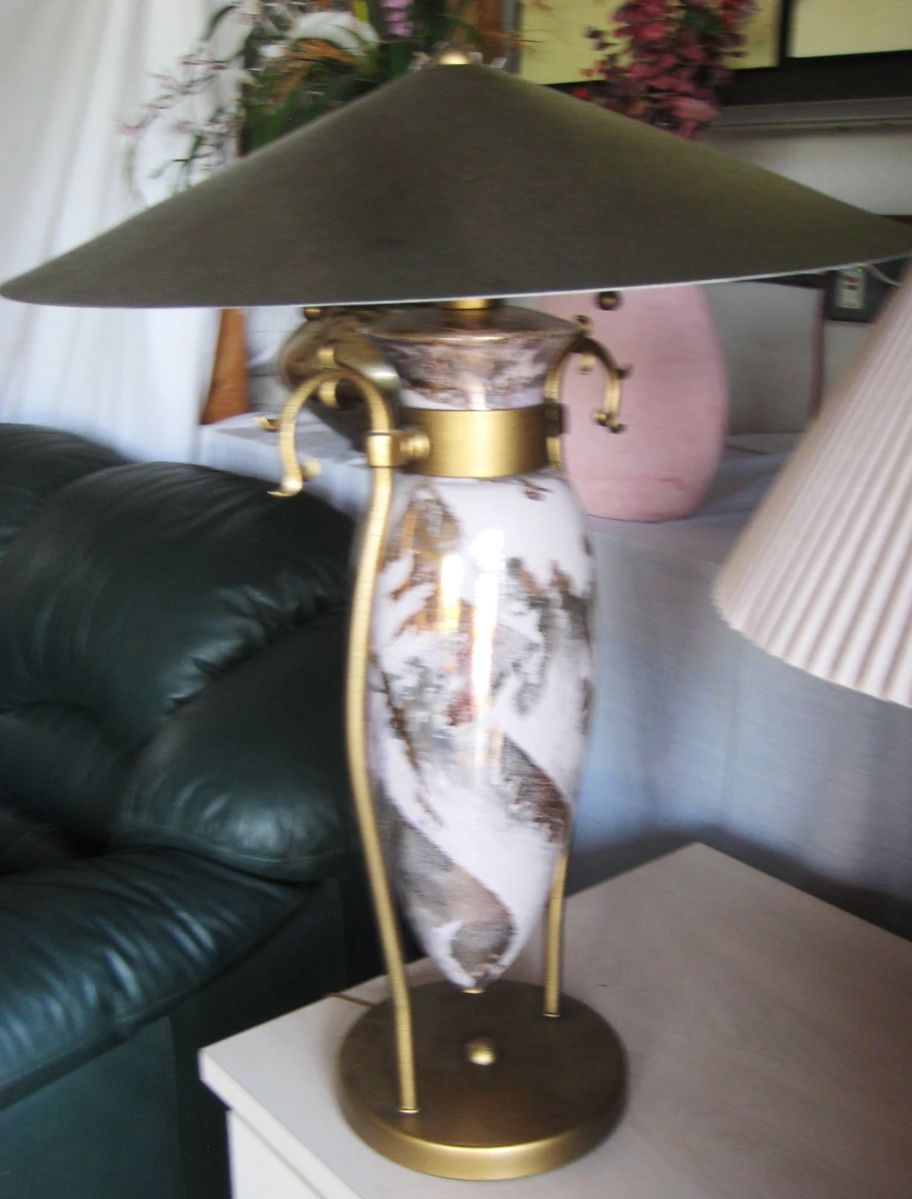 TABLE LAMP AND MATCH FLOOR LAMP