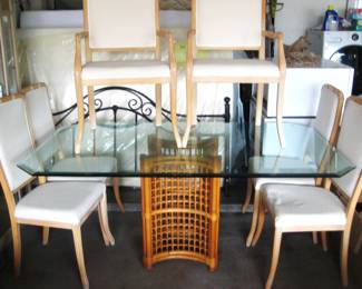 DINING TABLE AND CHAIRS