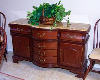 Elegant wooden server 