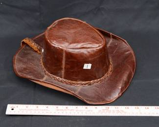 leather boonie hat 