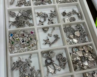 Tons of new charms. All sterling. Came in  yesterday!