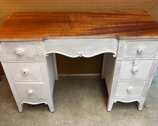 Found at Playing Hookey Antiques, Painted Vintage desk / Vanity
