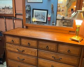 Found at Playing Hookey Antiques, Vintage 11 Drawer Dresser
