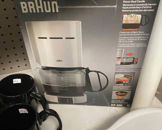 BRAUN Coffee Pot, New in Box