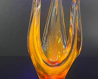 Found at Playing Hookey Antiques, Manganese art glass handblown
