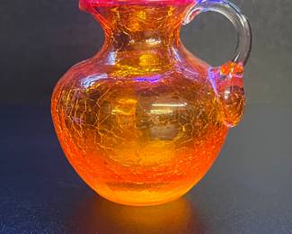 Found at Playing Hookey Antiques, Manganese handblown art glass picture
