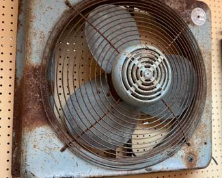 Found at Playing Hookey Antiques, Very Large Vintage Fan Wall Decor
