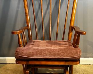 Found at Playing Hookey Antiques, Vintage wooden glider 
