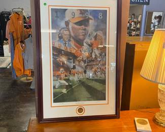 c.1998, TN National Champs, Signed by Bob Howe and Numbered Print #153/1998