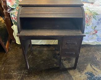 Antique Child's Rolltop Desk