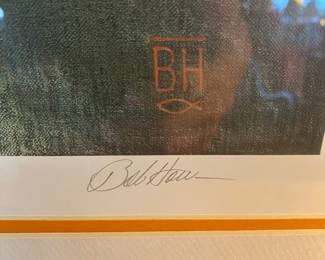 Signature on 1998 Print, Bob Howe