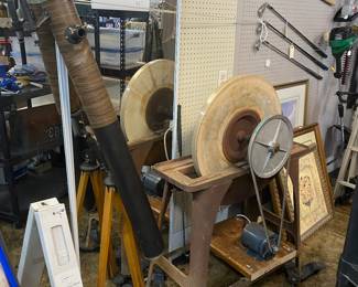 Antique Grinding Sharpening Wheel