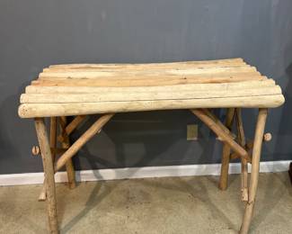Found at Playing Hookey Antiques, Very Rustic Drift Wood Style Table
Very sturdy
