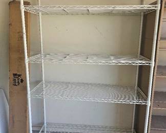 White Metal Rack- Upon Request (In Another Location)