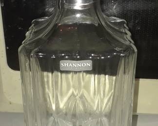 Shannon crystal decanter