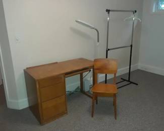 Desk and chair