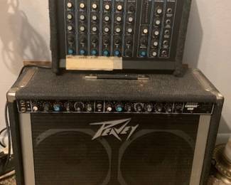Randall Reverb and Peavy Amplifier