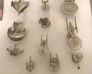 Pewter Star Trek Pieces