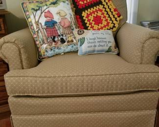 Clean as a whistle  club chair 
