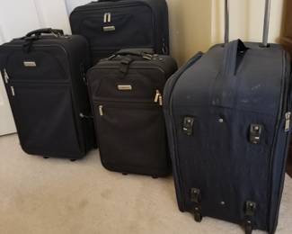 Luggage ready to go. 